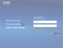 Tablet Screenshot of booking.edenviaggi.it